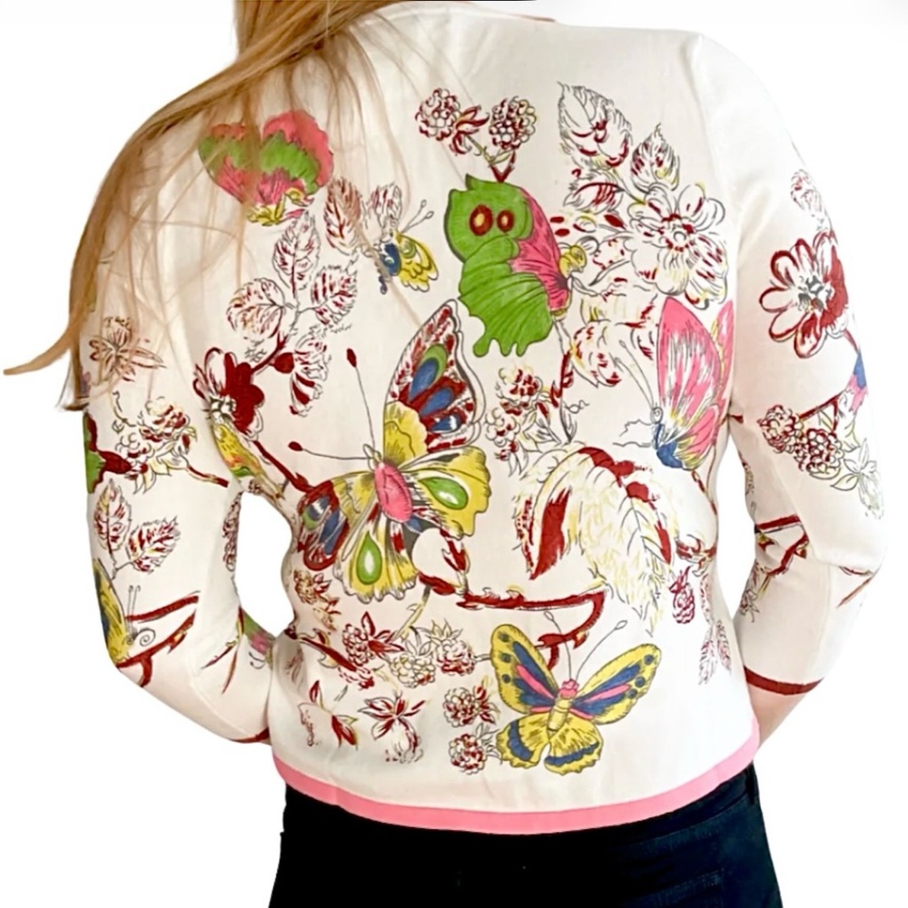 CAbi Butterflies 3/4 Sleeve Cardigan - Picture 4 of 8